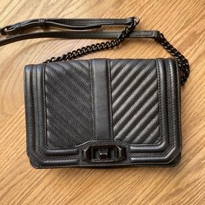 Rebecca Minkoff love Crossbody in chevron leather